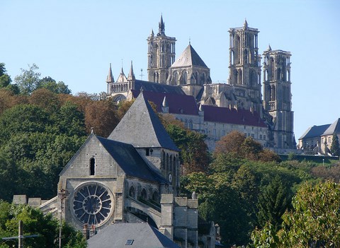 Laon, la cathédrale - Aisne - Picardie