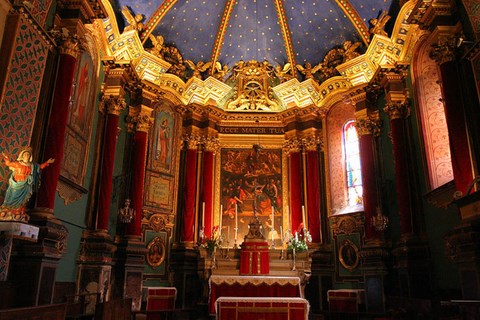 Entrevaux, la cathédrale - Alpes de Haute Provence - région PACA