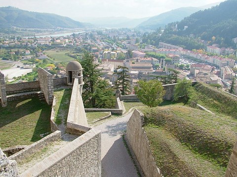 Cisteron, vue depuis la citadelle - Alpes de Haute Provence - région PACA