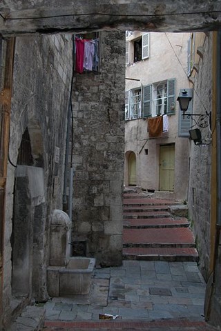 Grasse, centre ville, rue des soeurs - Alpes maritimes PACA