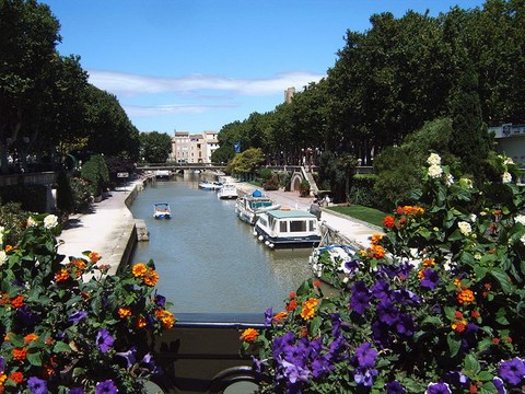 Narbonne, canal de la Robine - Aude - Languedoc Roussillon