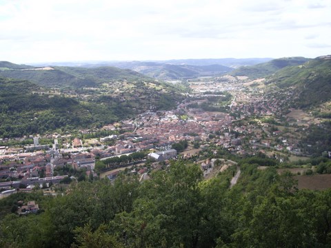 St Affrique - panorama - Aveyron - Midi Pyrénées