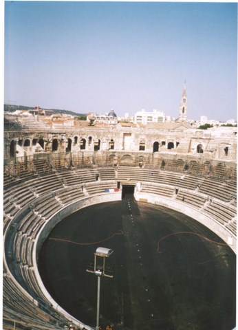 Nimes, les arènes - Gard - Languedoc-Roussillon