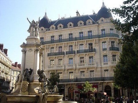 Grenoble place Notre Dame - Isère - Rhone Alpes