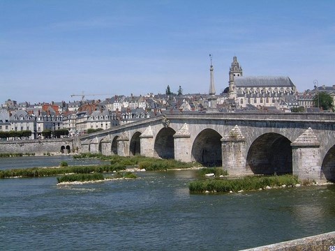 Blois, le pont de la Loire - Loir et Cher - Centre