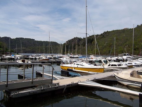 Saint Victor, port fluvial - Loire - Rhone Alpes