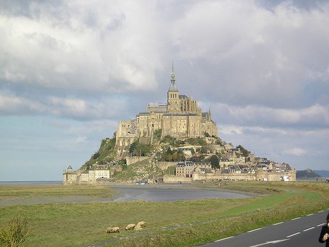Baie du Mont St Michel, dans la Manche
