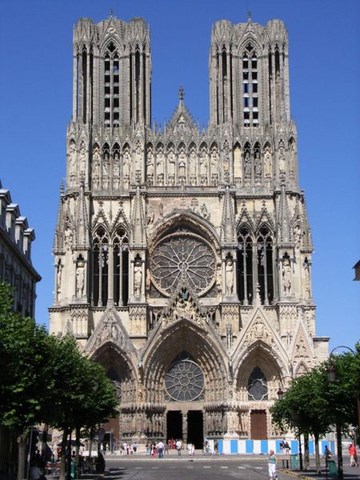 Reims, la cathédrale - Marne - Champagne ardennes