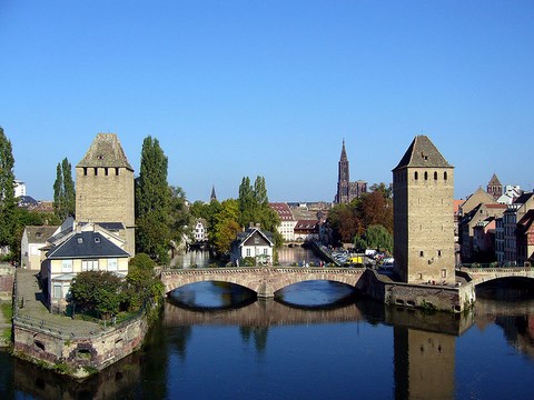 Strasbourg - Les ponts couverts - Alsace - Bas Rhin