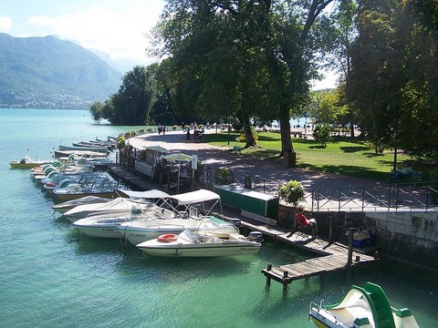 Annecy, jardin de l'Europe - Haute Savoie - Rhône Alpes