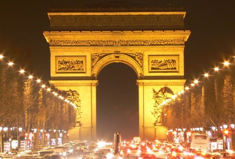 Paris, l'arc de triomphe - Paris-Ile de France