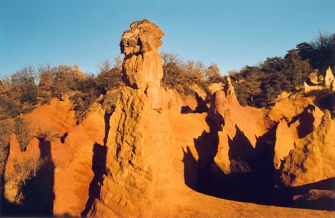 Le colorado de Rustrel - Vaucluse - alpes-provence-cote d'azur (PACA)