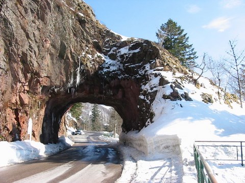 Xonrupt Longemer, la roche du diable, vers le col de laSchluht - Vosges - Lorraine 