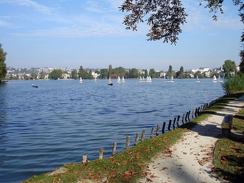 Enghien, le lac - Val d'Oise - Ile de France