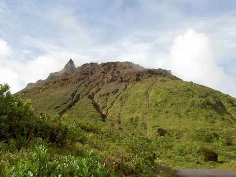 Gaudeloupe, sommet de la Souffrière