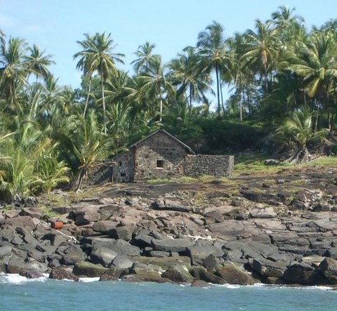 Ile au Diable - Guyane - la hutte de Dreyfus