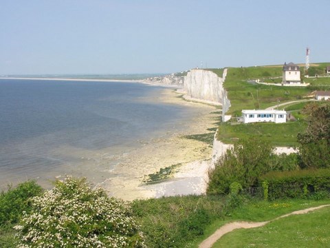 Ault, vue depuis le bois de Cise - Somme - Picardie