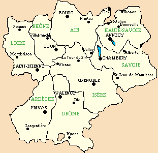 carte de rhone alpes