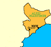 carte alpes maritime