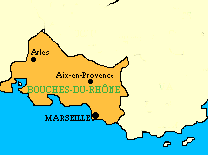 carte bouches du rhone