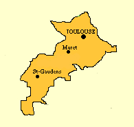 carte de la haute garonne