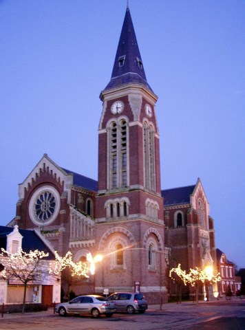 Rosières en Santerre, église - Somme - Picardie 