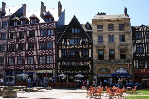 Rouen, place du Vieux Marché - Seine-Maritime - Normandie