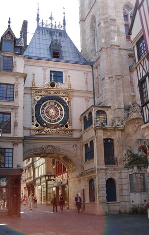 Rouen, tour du gros horloge - Seine-Maritime - Normandie