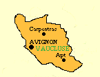 carte du vaucluse