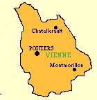 carte de la Vienne